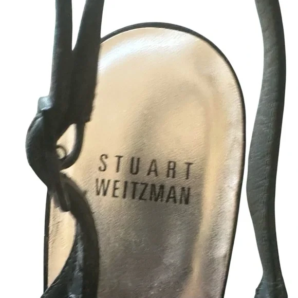 Stuart Weitzman Satin Kitty Heels